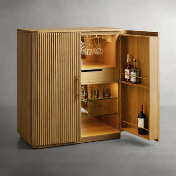 Arden Wood Bar Cabinet