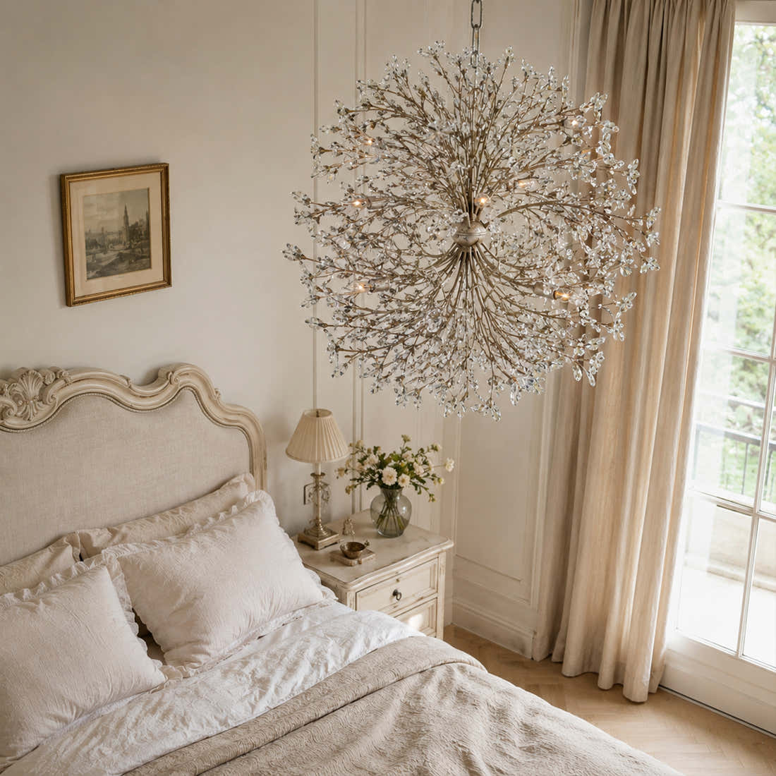 Fiore 8-Light Round Chandelier 35"
