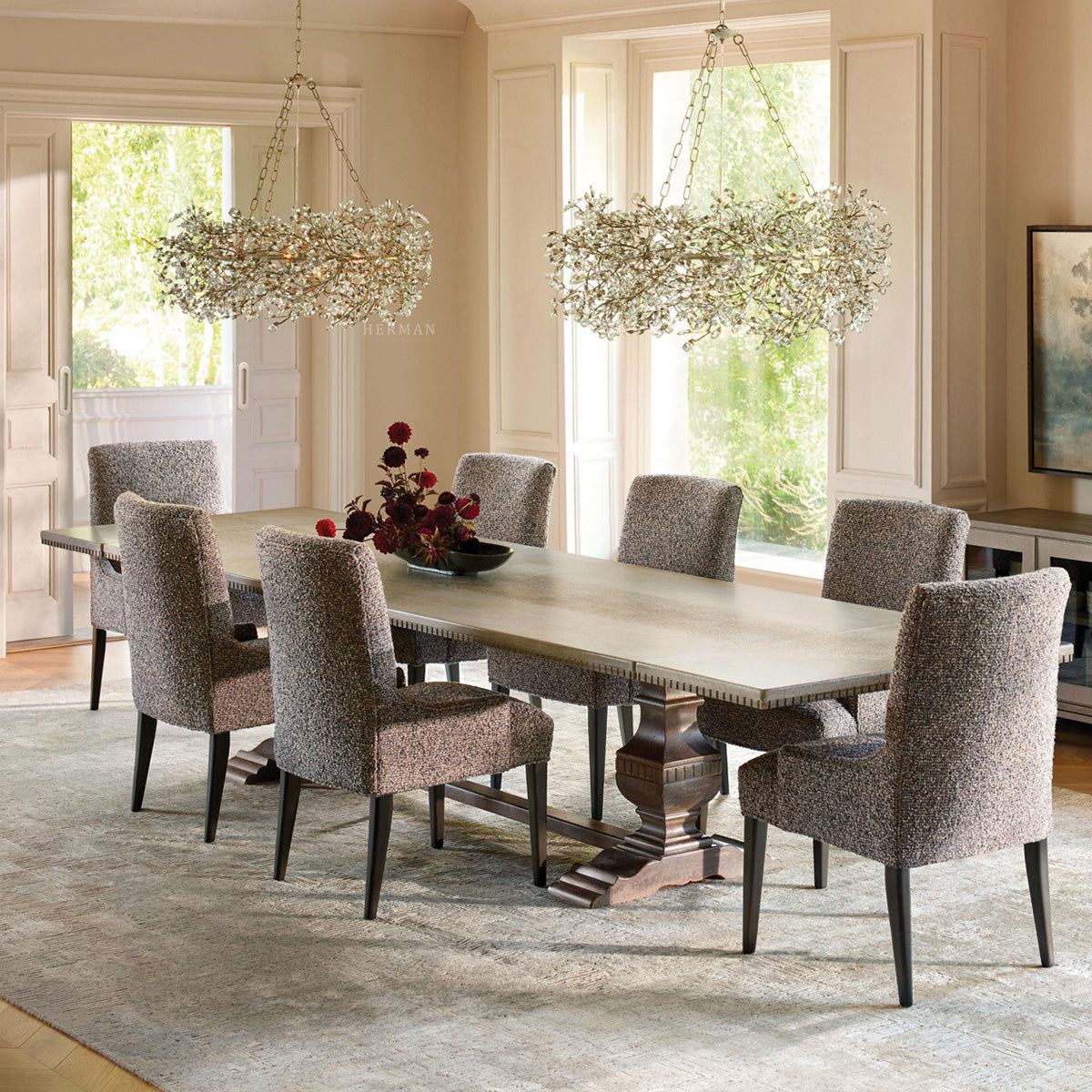 Fiore Crown Chandelier 39" 48" 60"