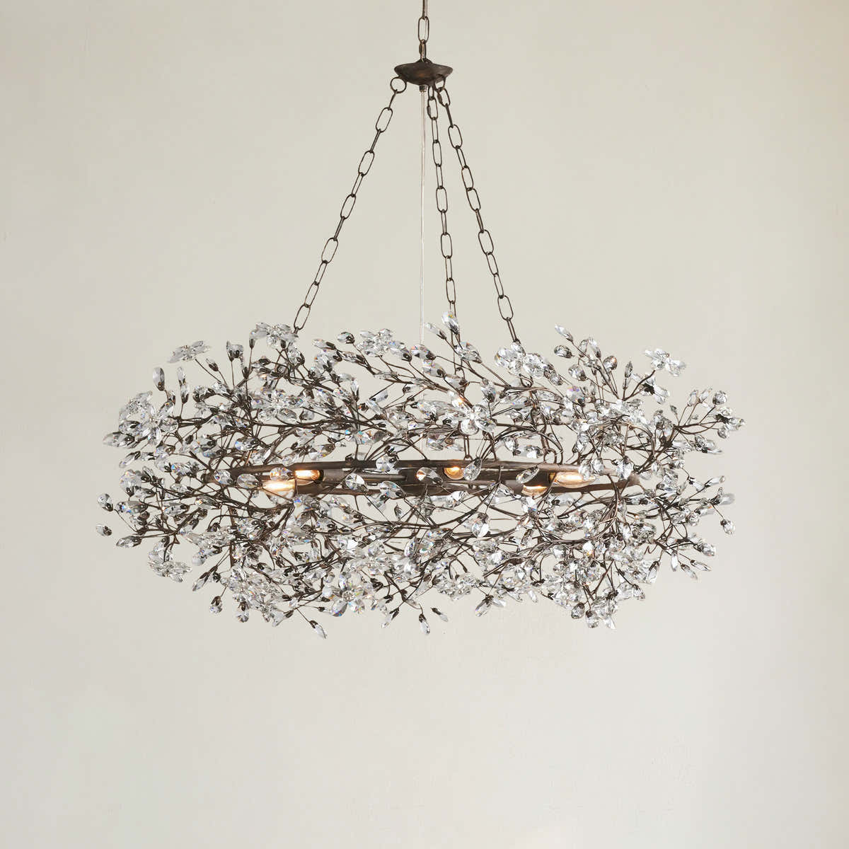 Fiore Crown Chandelier 39" 48" 60"