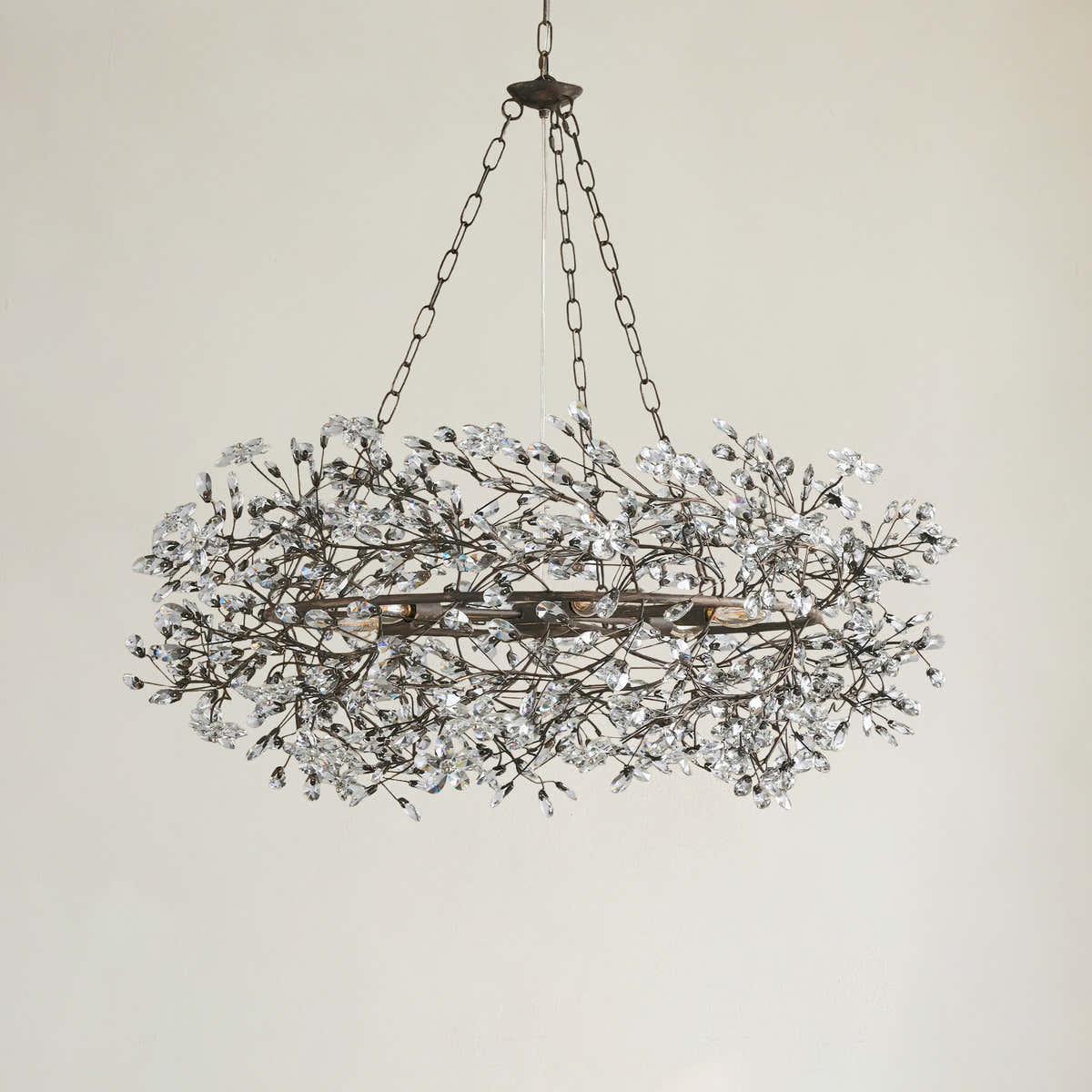 Fiore Crown Chandelier 39" 48" 60"