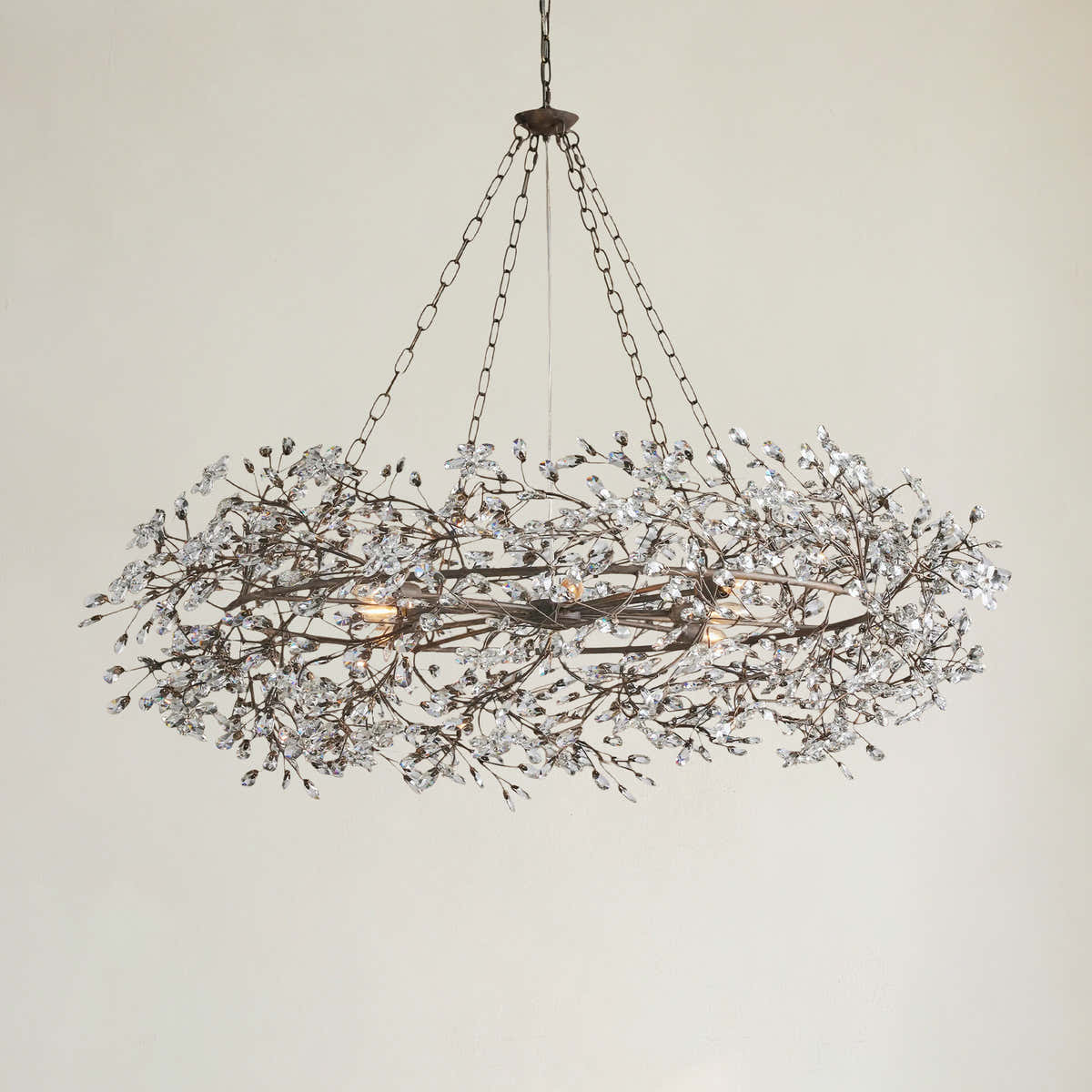 Fiore Crown Chandelier 39" 48" 60"