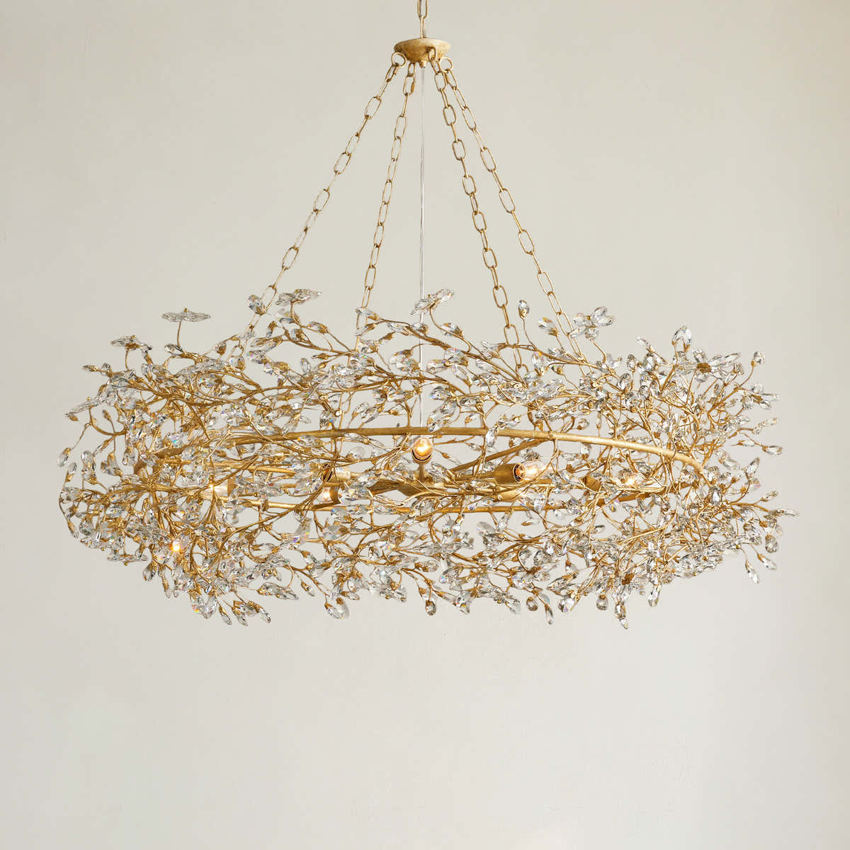 Fiore Crown Chandelier 39" 48" 60"