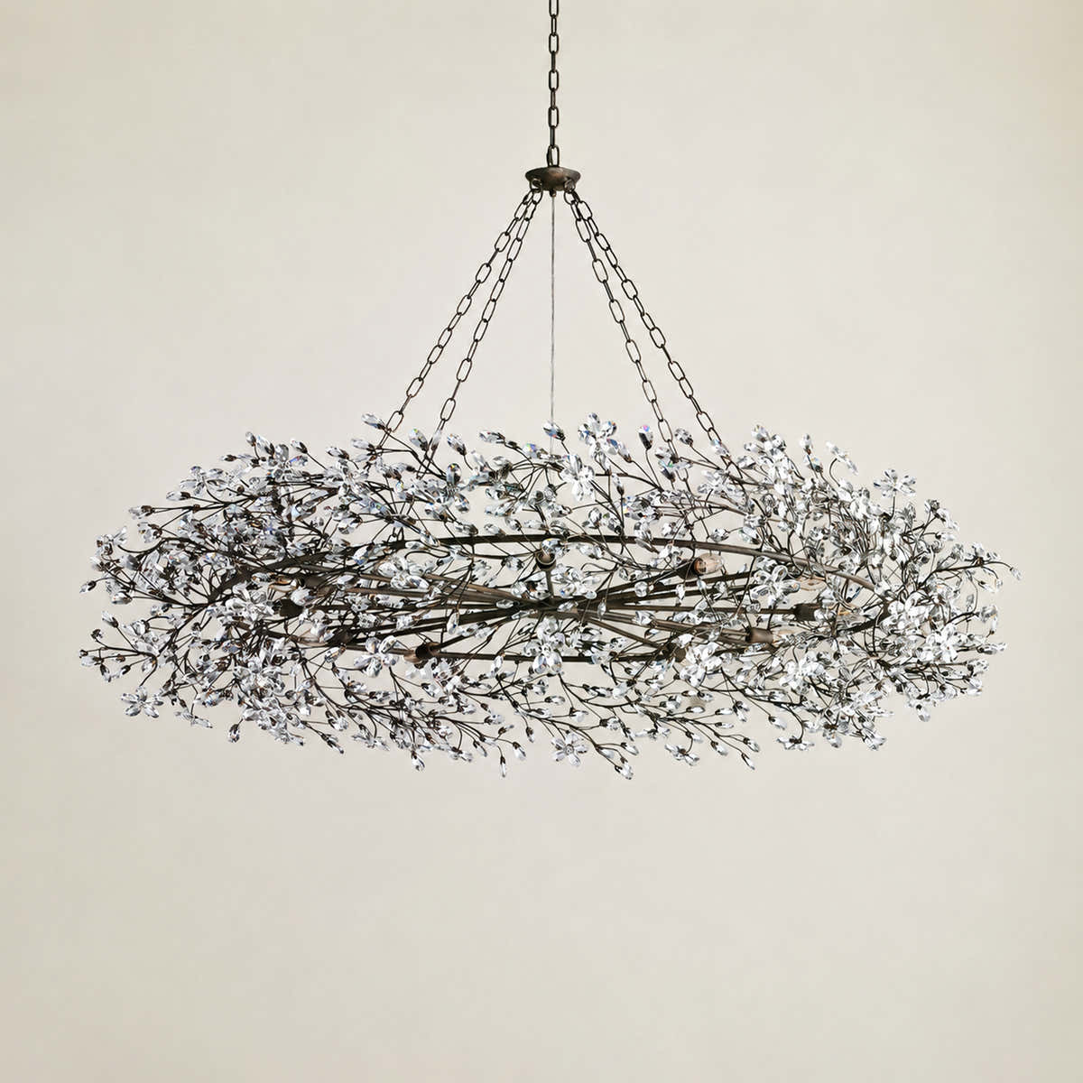 Fiore Crown Chandelier 39" 48" 60"