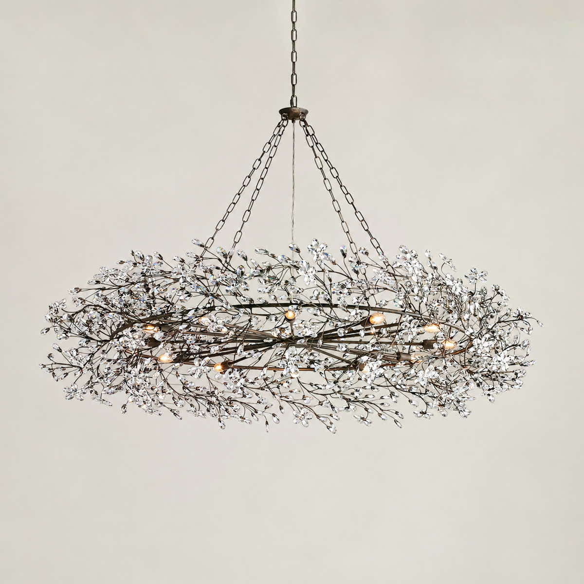 Fiore Crown Chandelier 39" 48" 60"