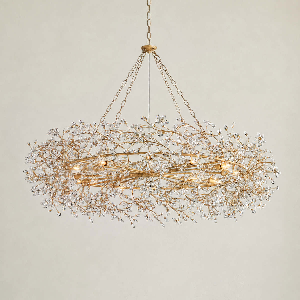 Fiore Crown Chandelier 39" 48" 60"