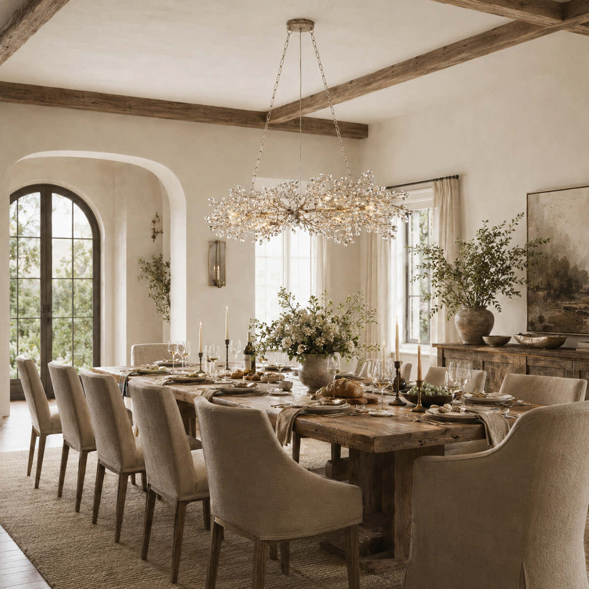 Fiore Linear Chandelier 43" 51" 68"
