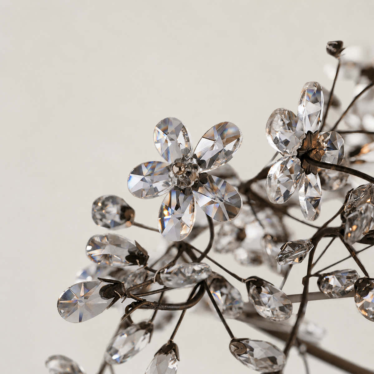 Fiore Oval Crystal Chandelier 52" 66"