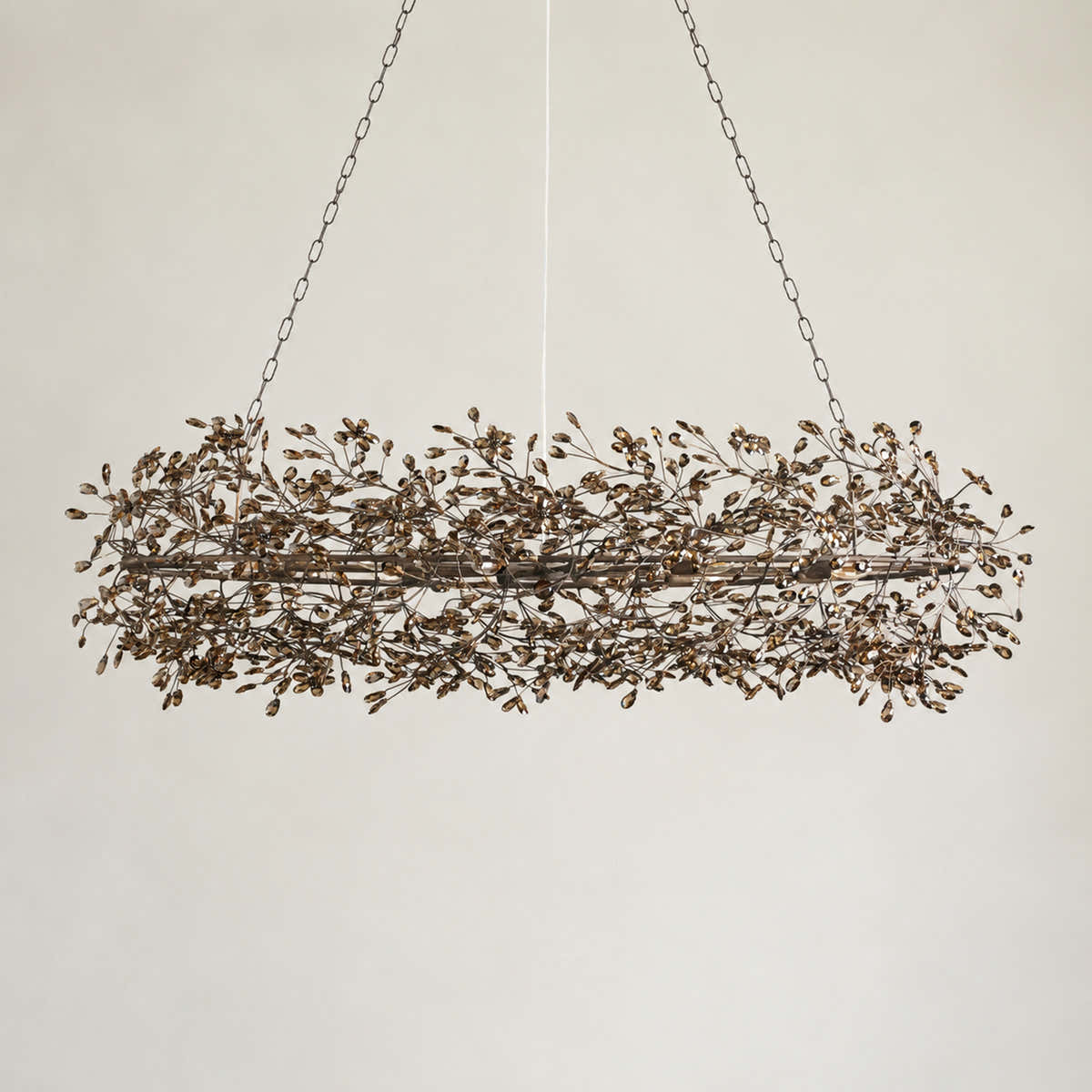 Fiore Oval Crystal Chandelier 52" 66"