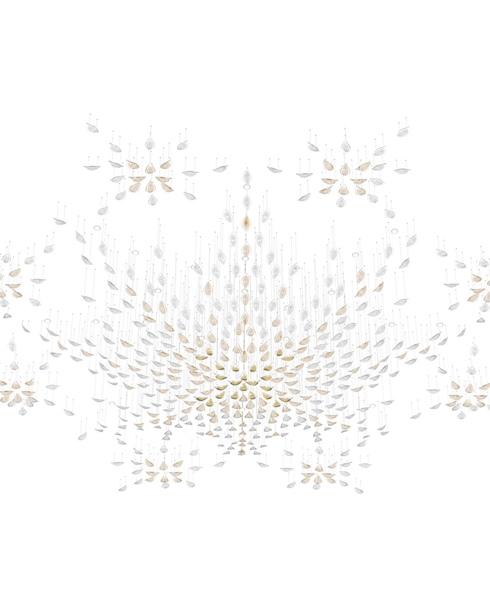 Floating Leaves Chandelier