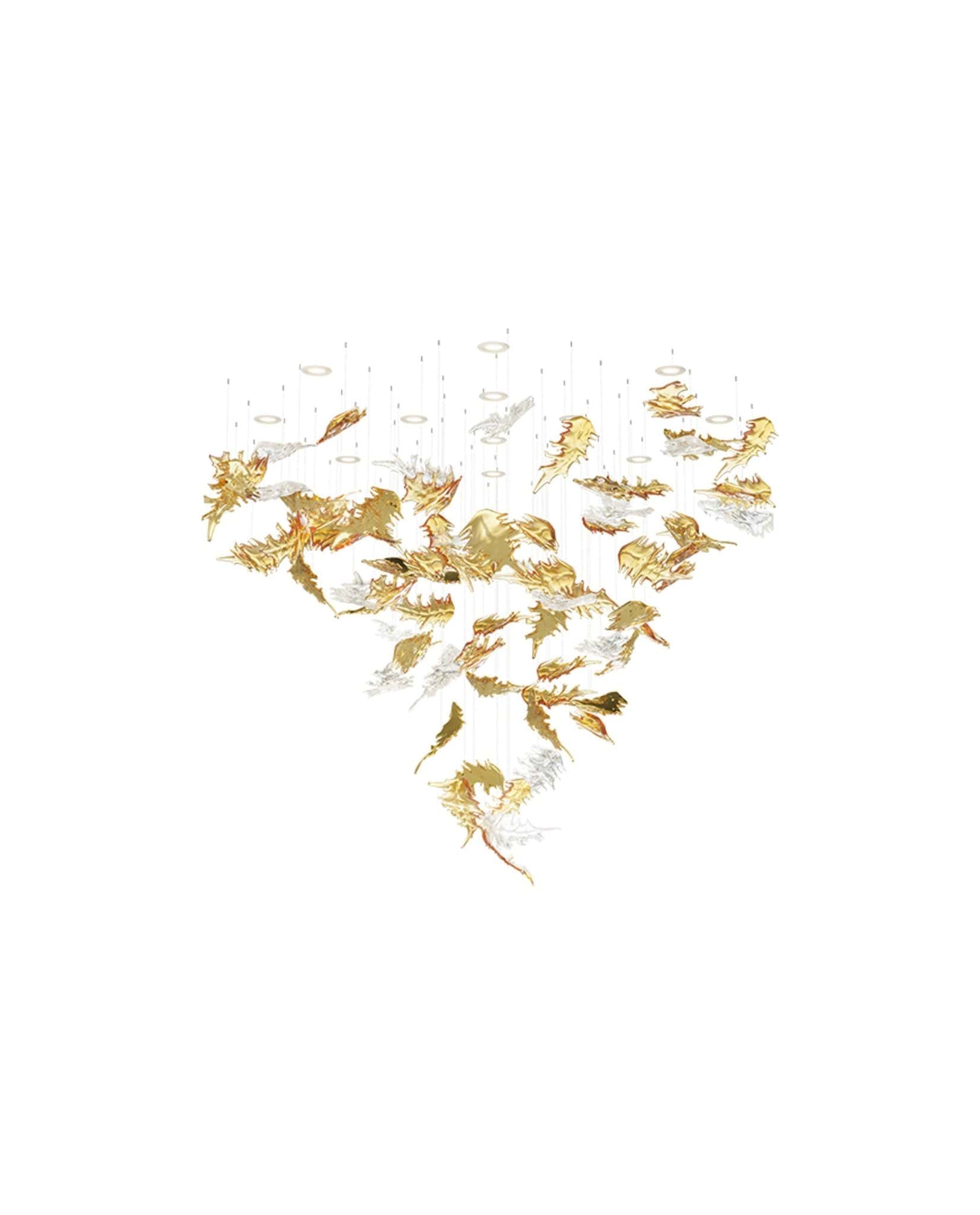 Flying Leaves Chandelier