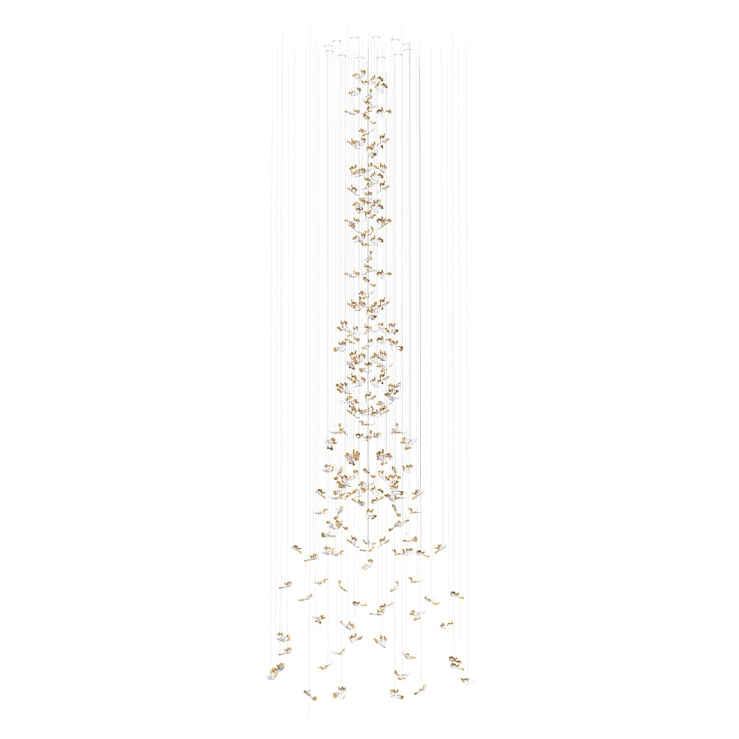 Frosted Petals Frozen Chandelier