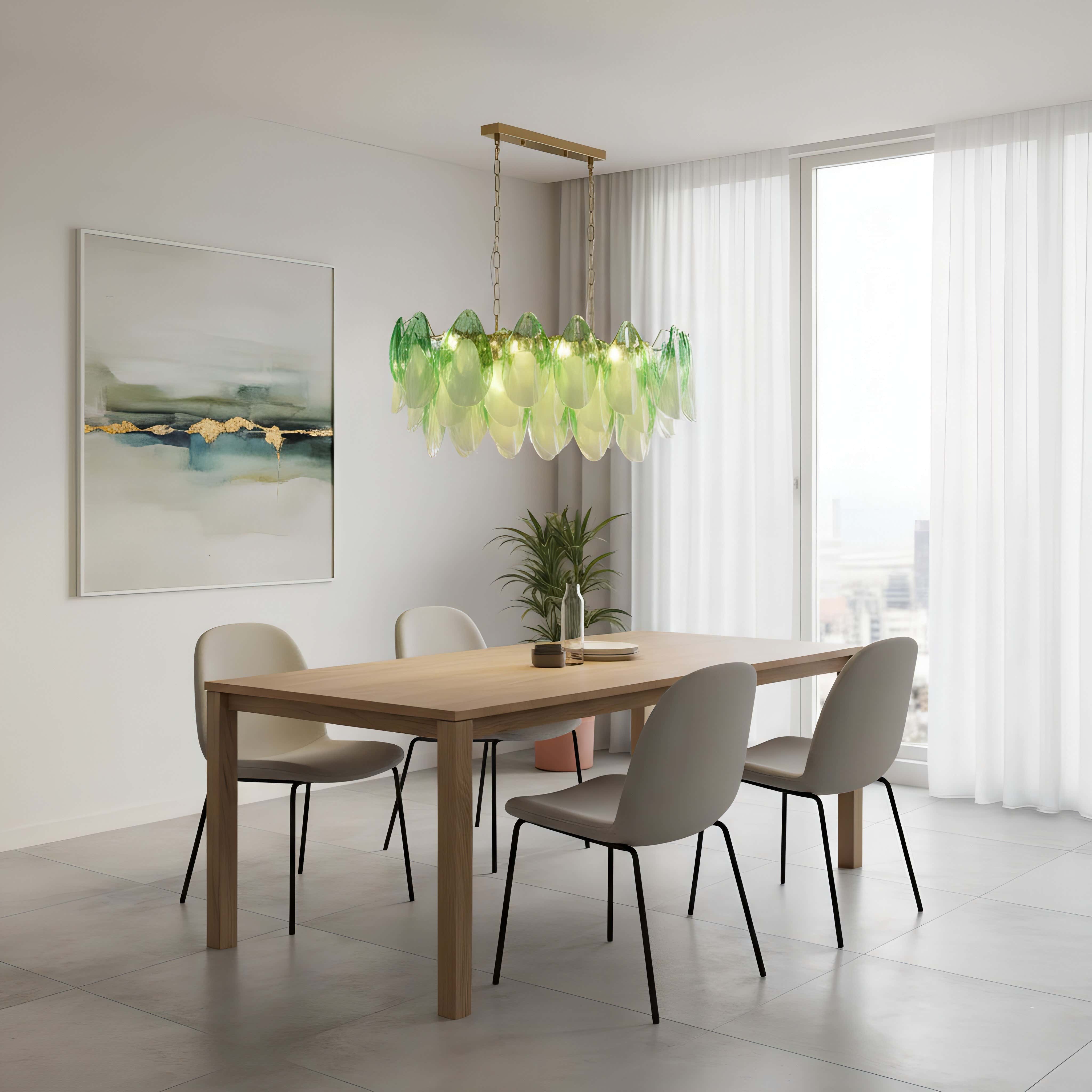 Caia Murano Glass Chandelier for Living Room