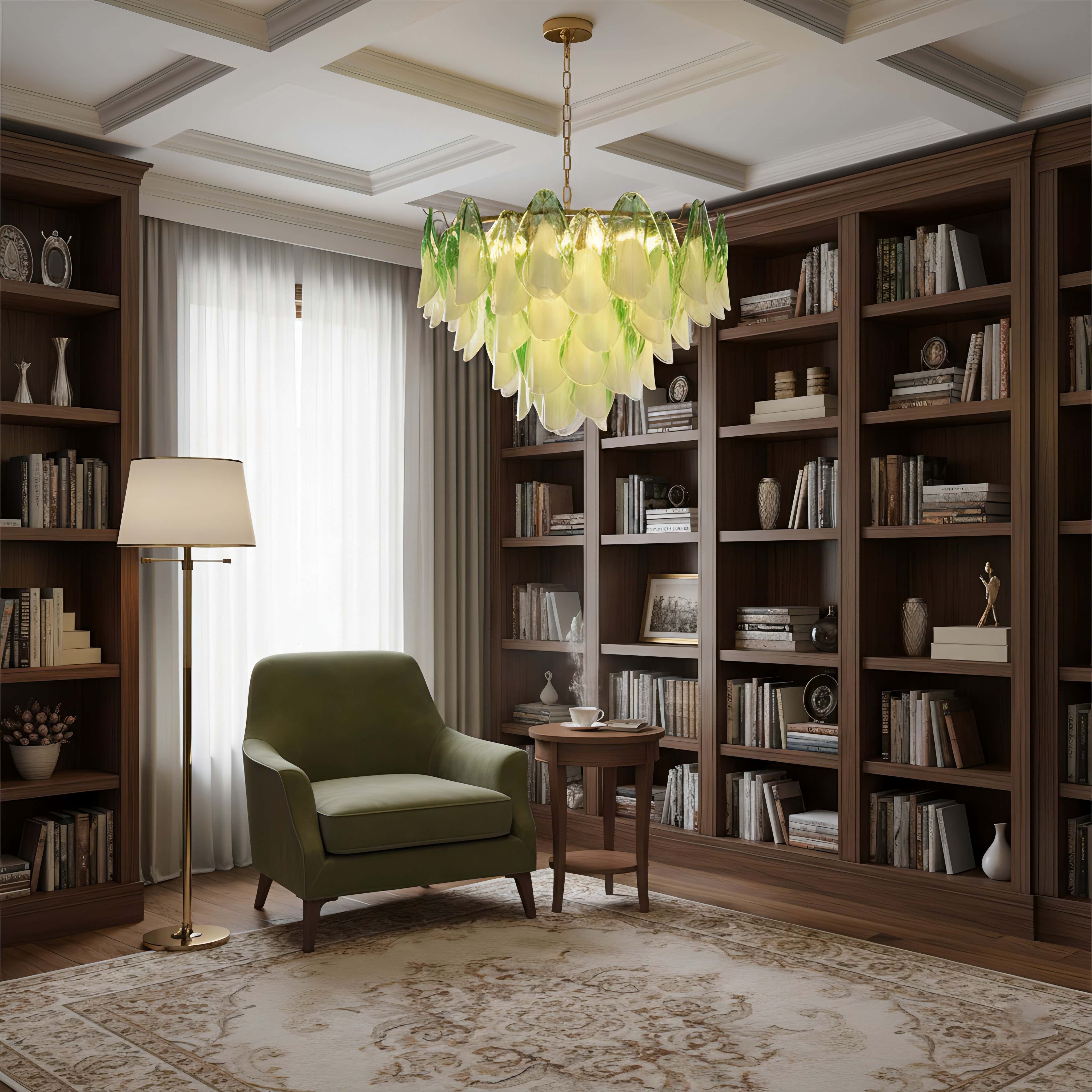 Caia Murano Glass Chandelier for Living Room