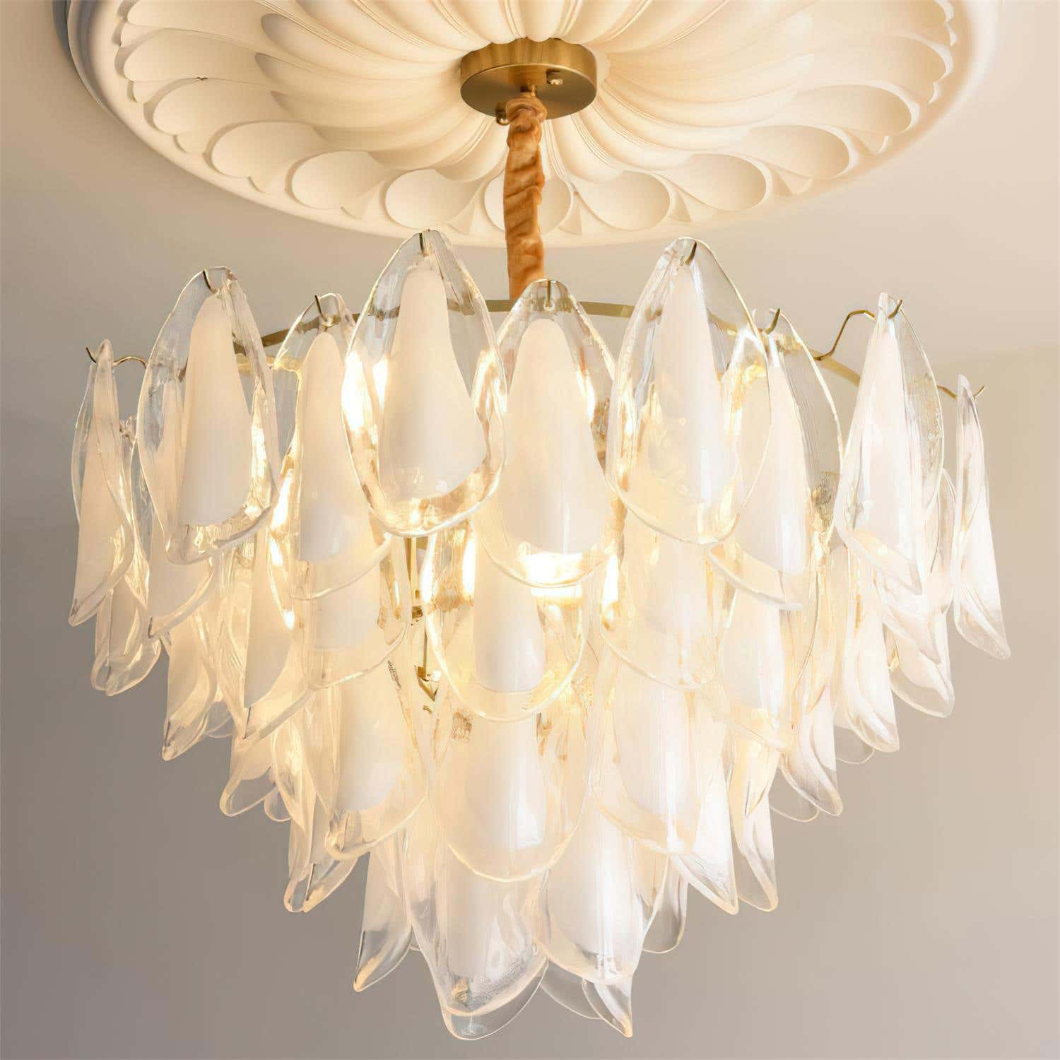 Caia Murano Glass Chandelier for Living Room
