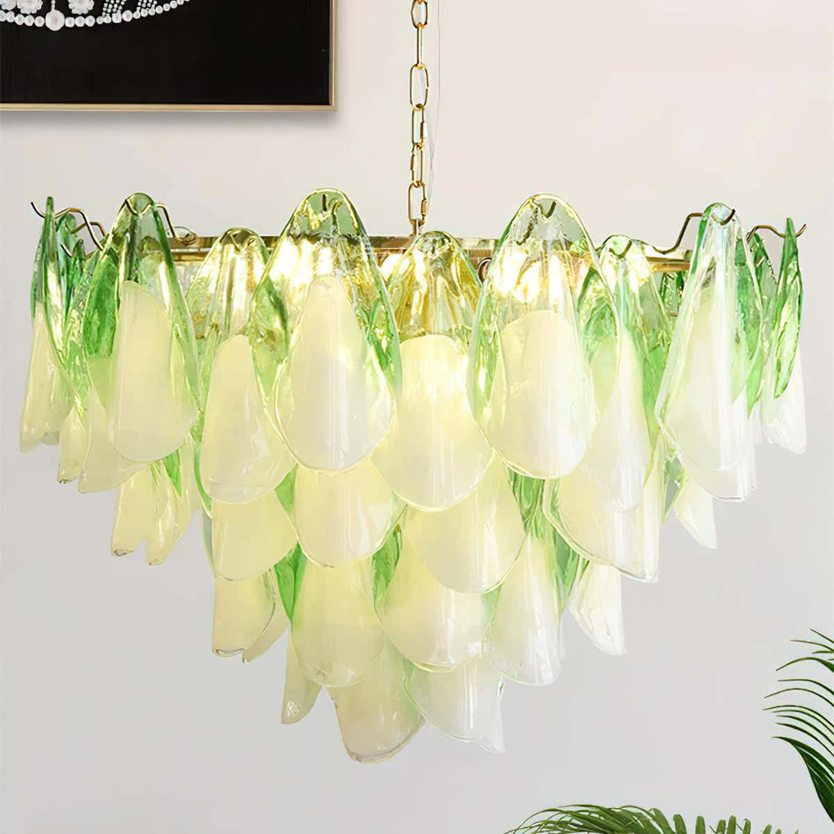 Caia Murano Glass Chandelier for Living Room
