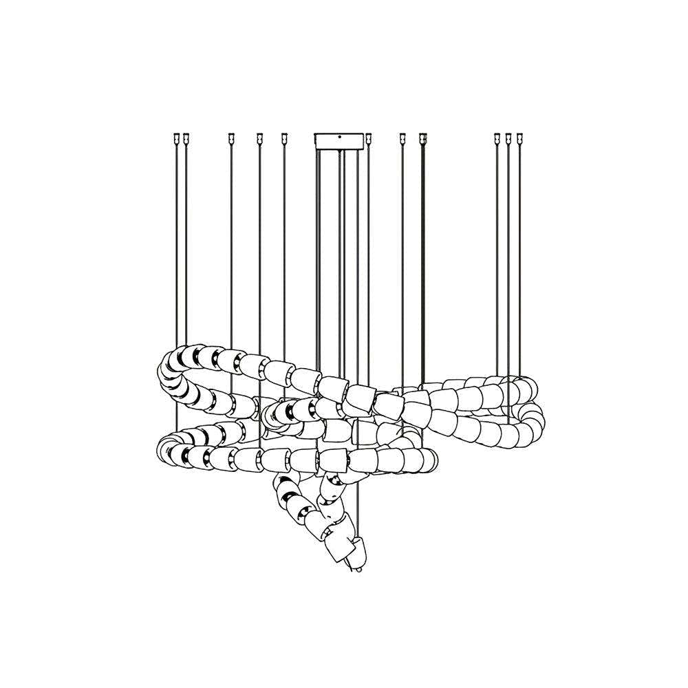 Gabriel Gold Chandelier