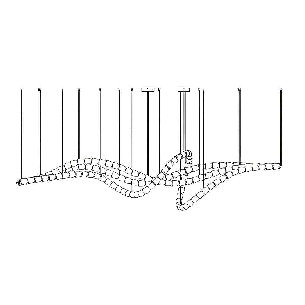Gabriel Gold Chandelier