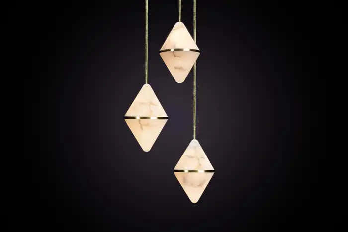 Gem Wave Alabaster Chandelier 26