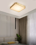 Geometric Alabaster Recessed Ceiling Light