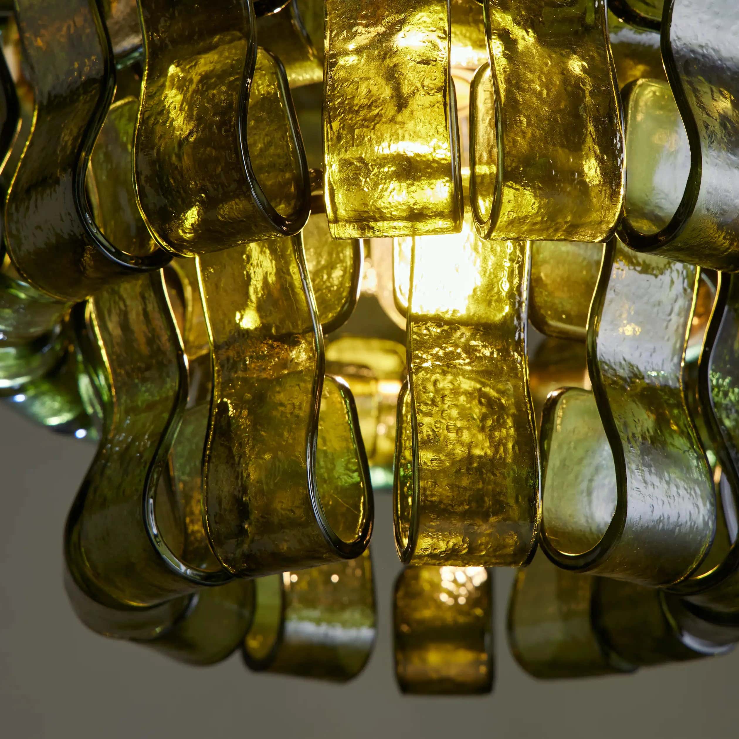 Amor Ghiaccio Glass Pendant Light
