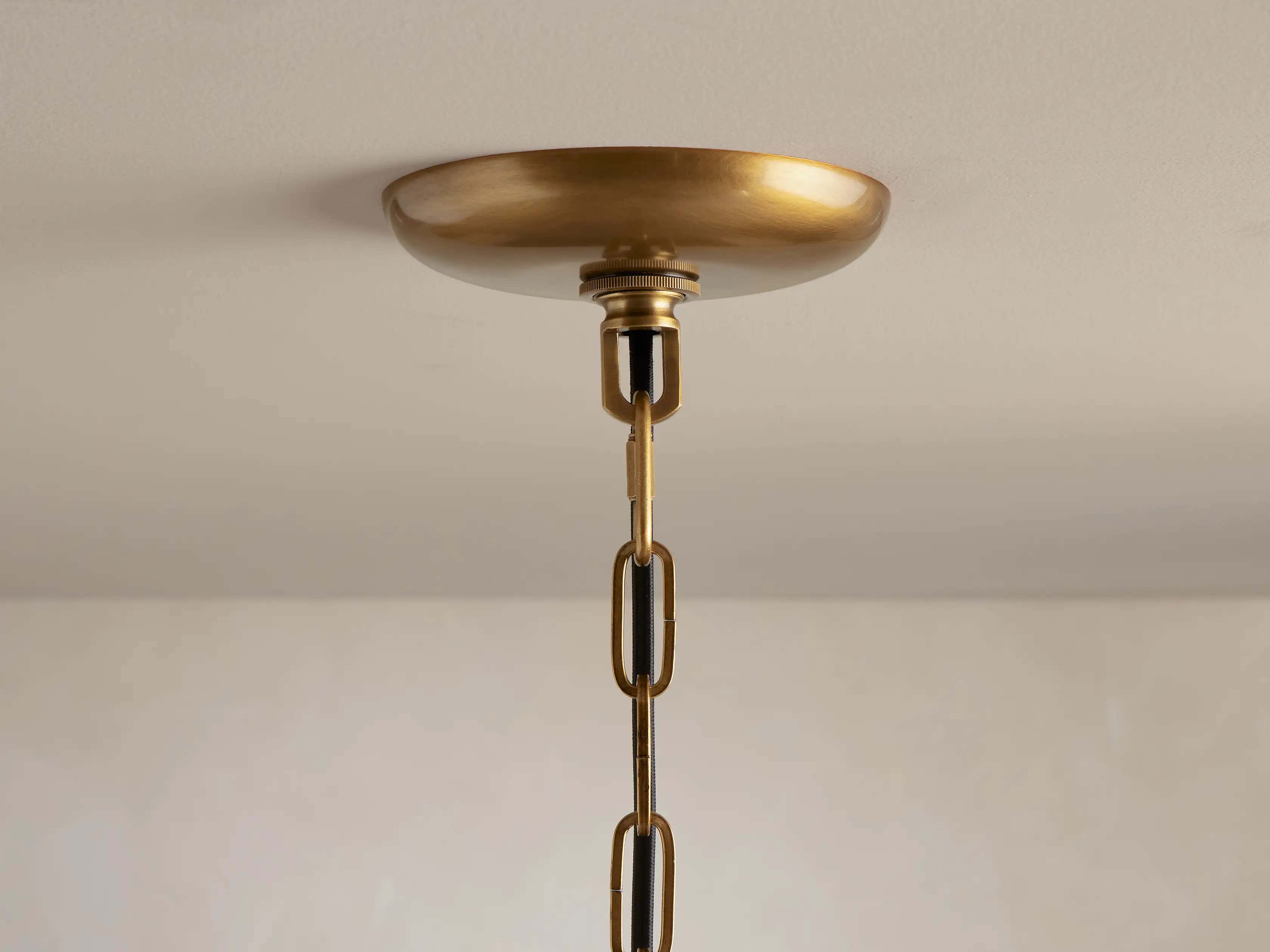 Amor 4-Tier Ghiaccio Glass Round Chandelier 36"