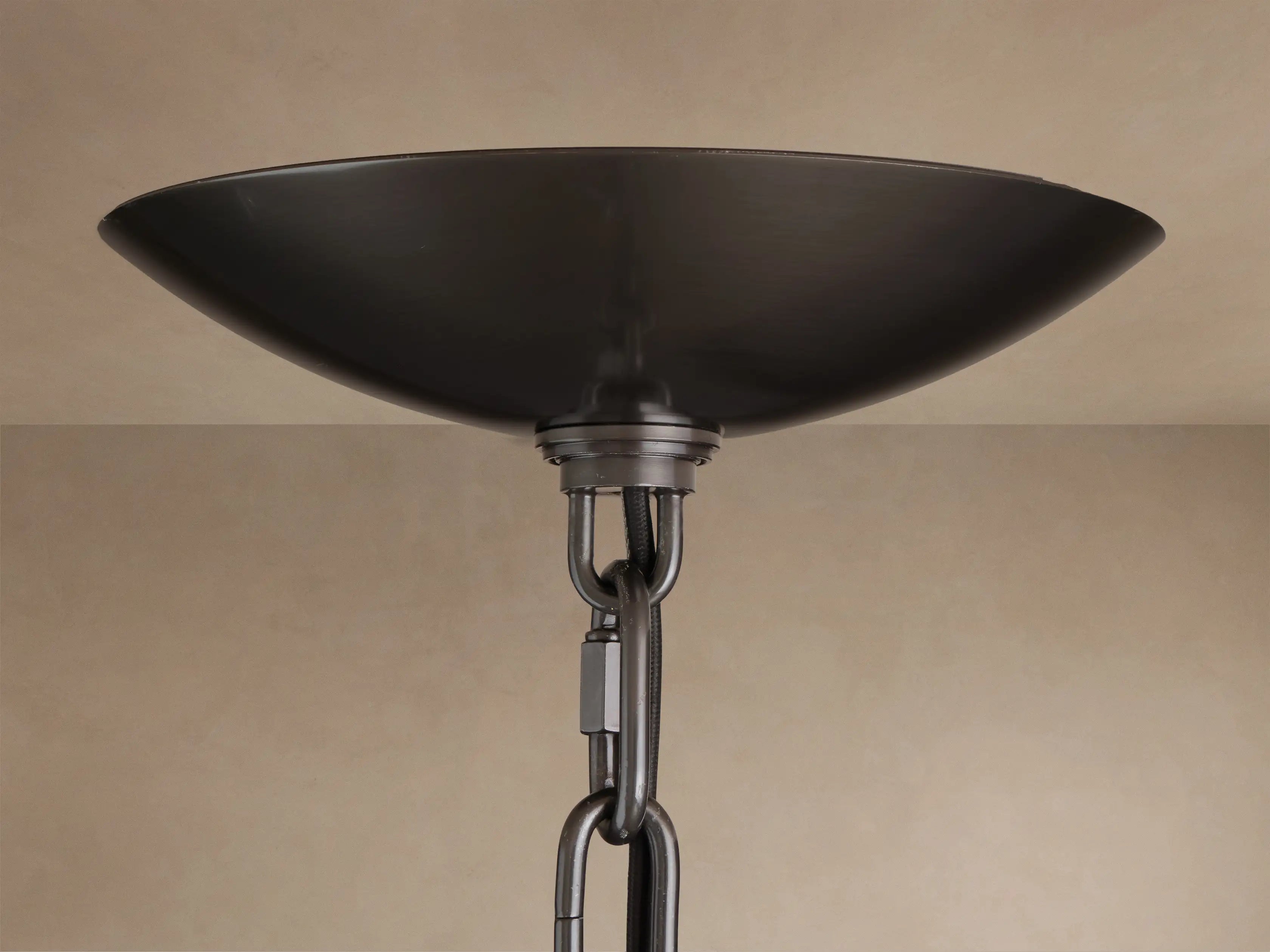 Amor 5-Tier Ghiaccio Glass Pendant Round Chandelier 48"