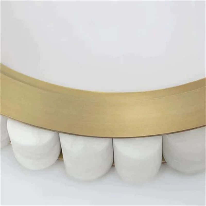 Alabaster Ring Chandelier