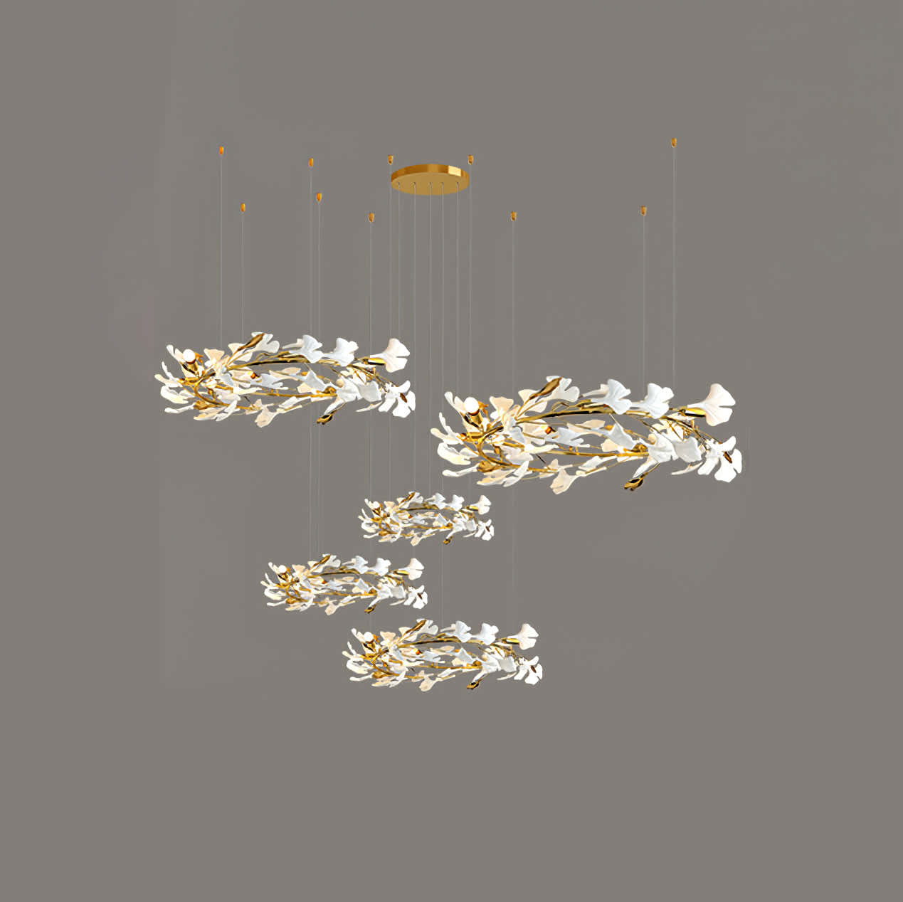 Gingko Leaves Chandelier