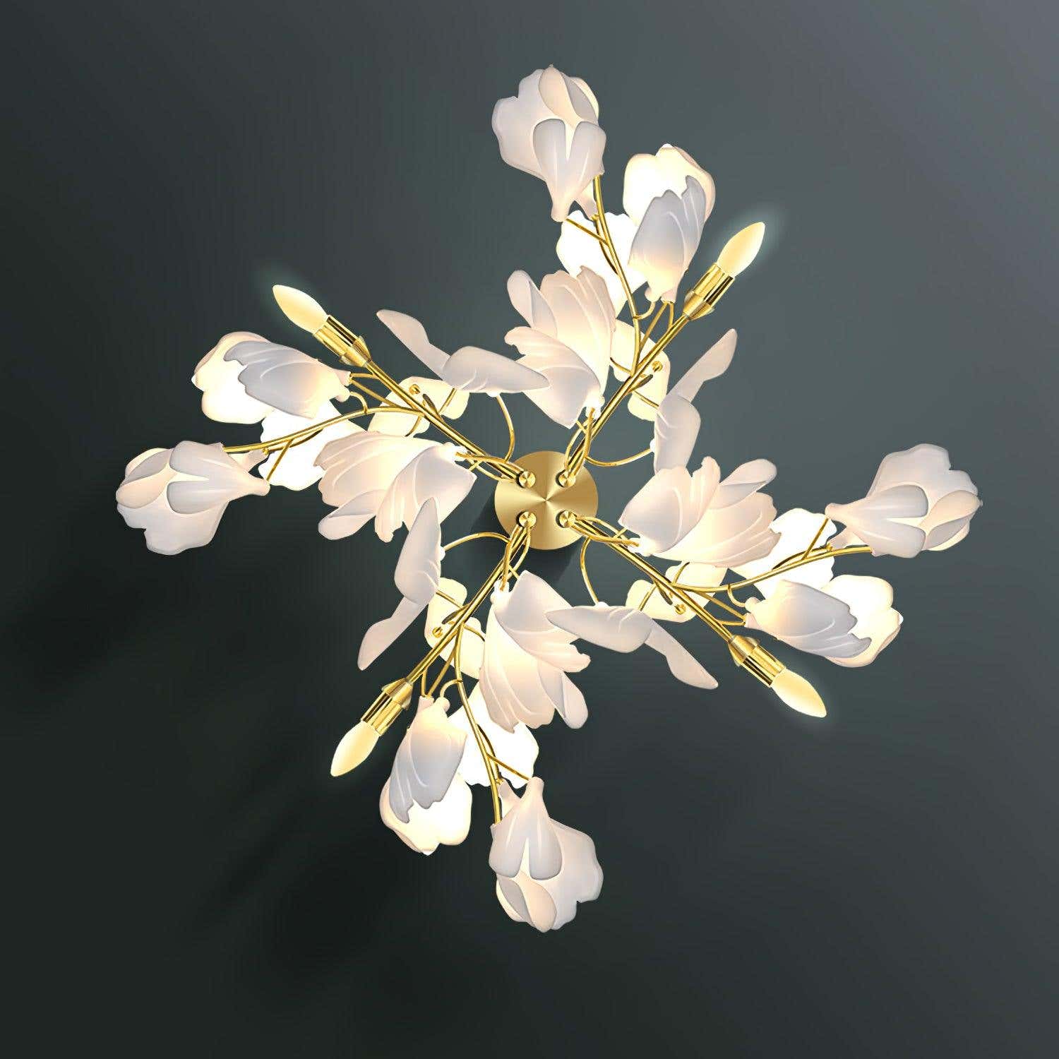 Gingko Flowers Wall Lamp