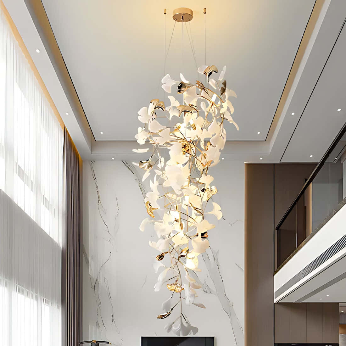 Ginkgo Grand Chandelier
