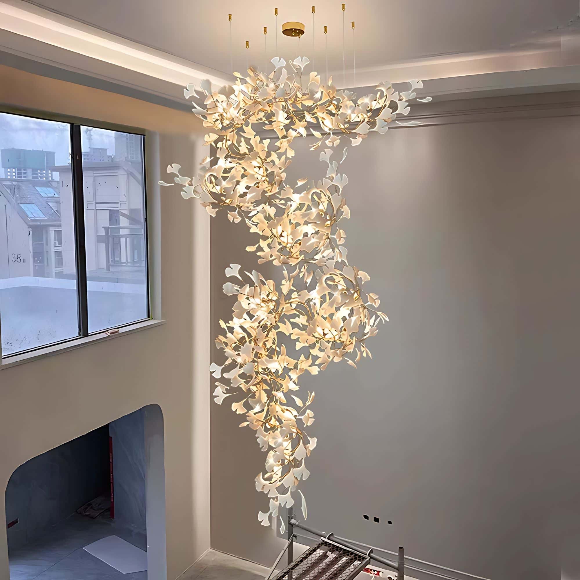 Ginkgo Grand Chandelier