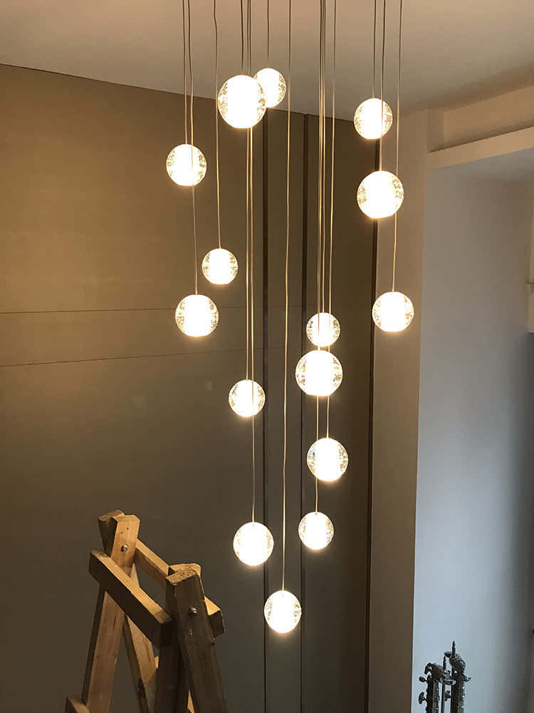 Dazzling Crystal Sphere Chandelier