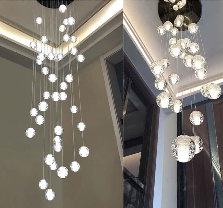 Dazzling Crystal Sphere Chandelier