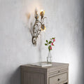 Gothic Viticcio Wall Sconce 3-Light 6-Light - Silver