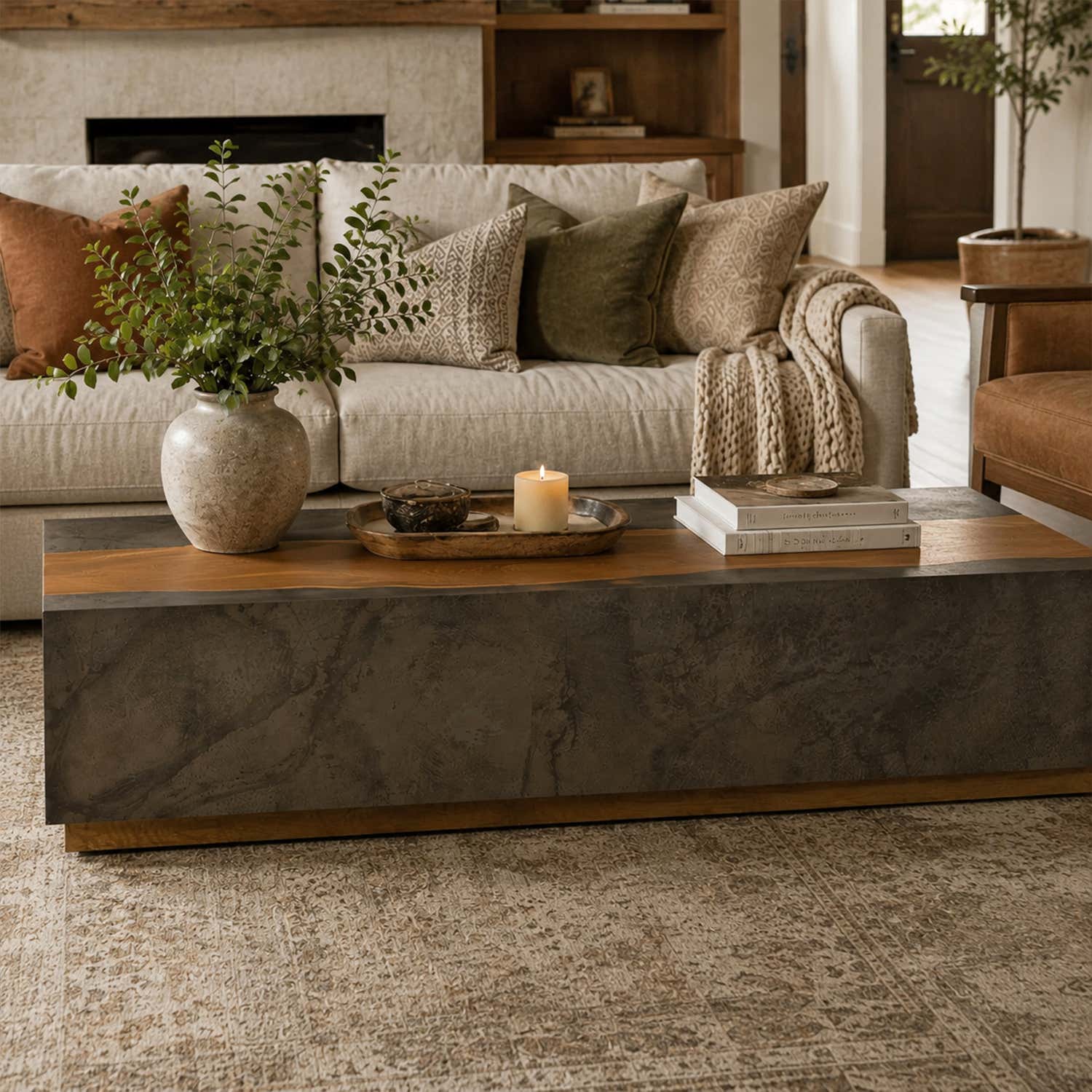 Acacius Long Coffee Table