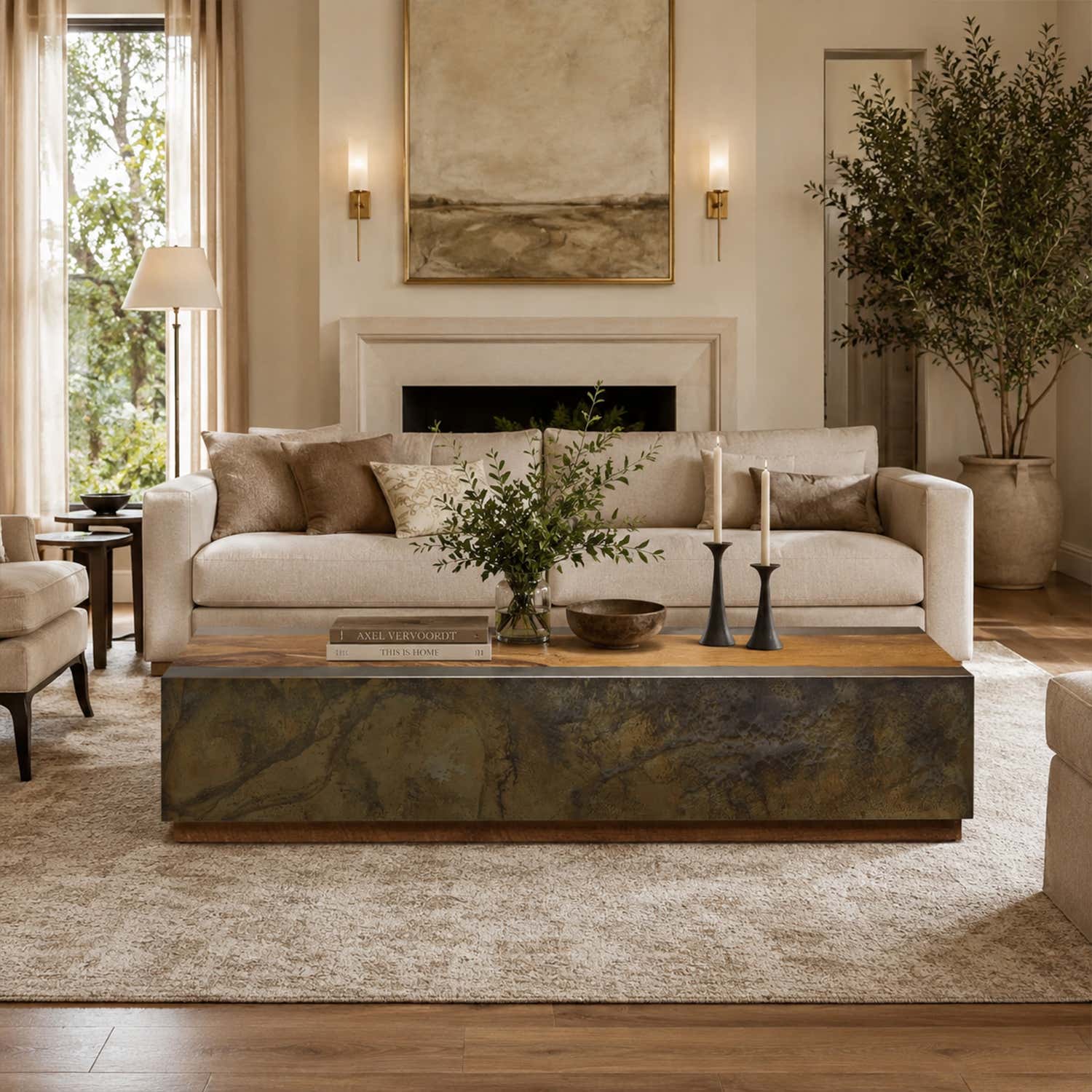 Acacius Long Coffee Table