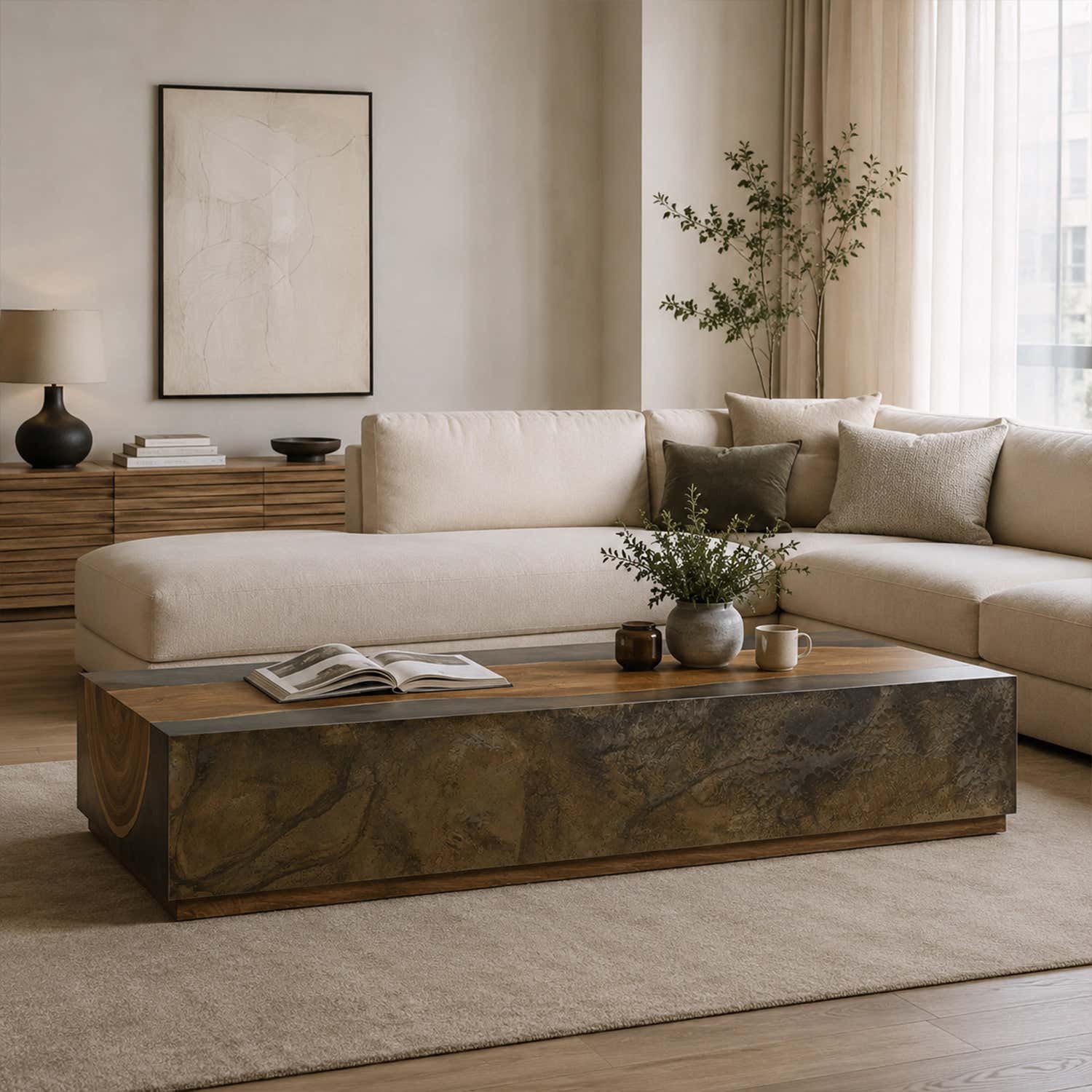 Acacius Long Coffee Table