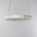 HALO 600 LED ring suspended lamp – Alabaster natural stone