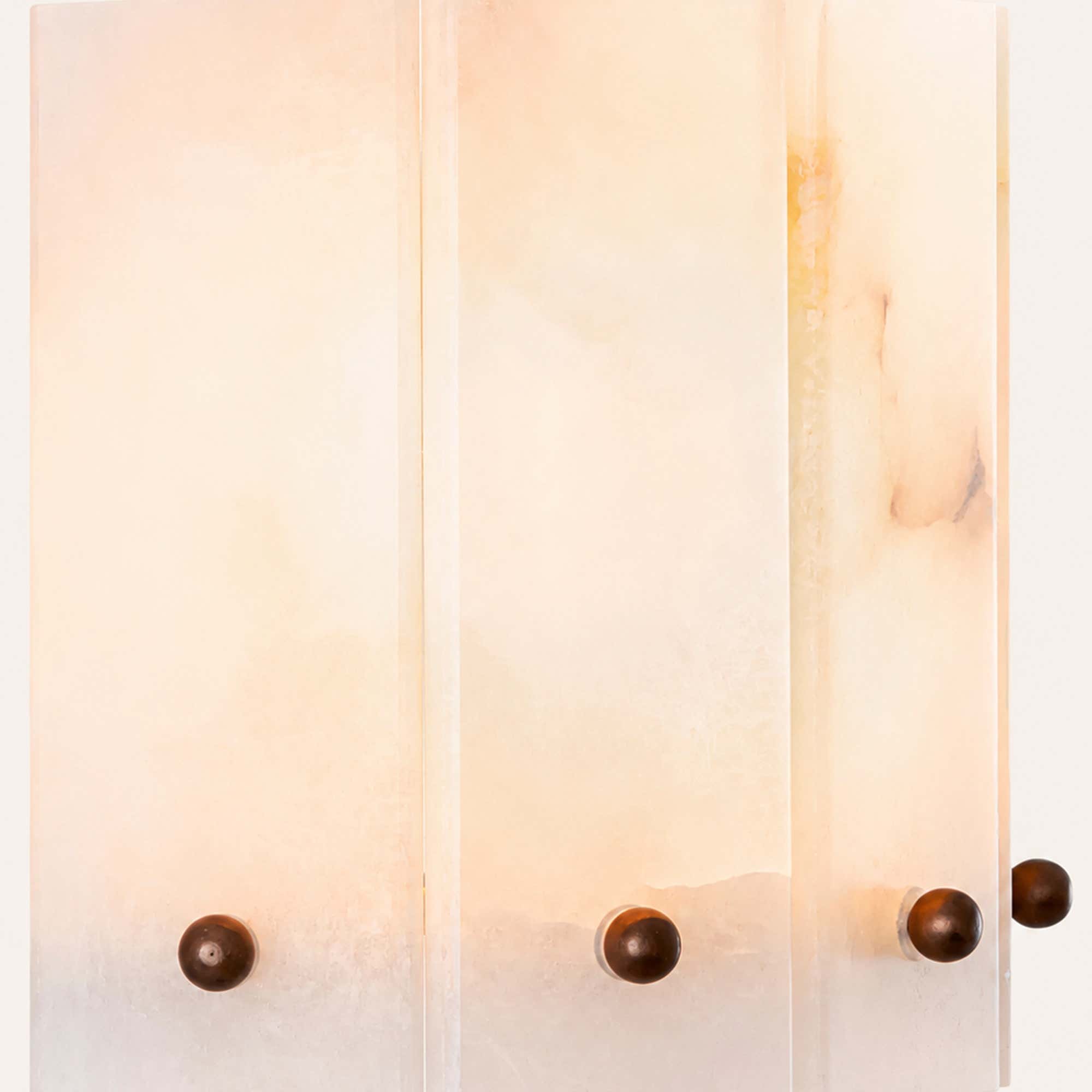 Simona Alabaster Wall Lamp Ruby