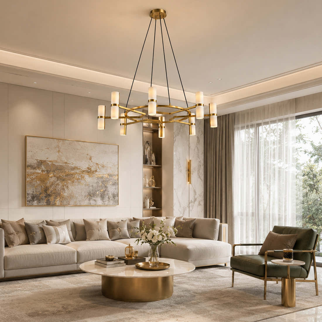 Voltaire Circular Chandelier