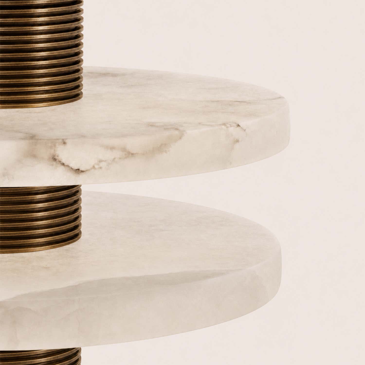 Median Alabaster Table Lamp