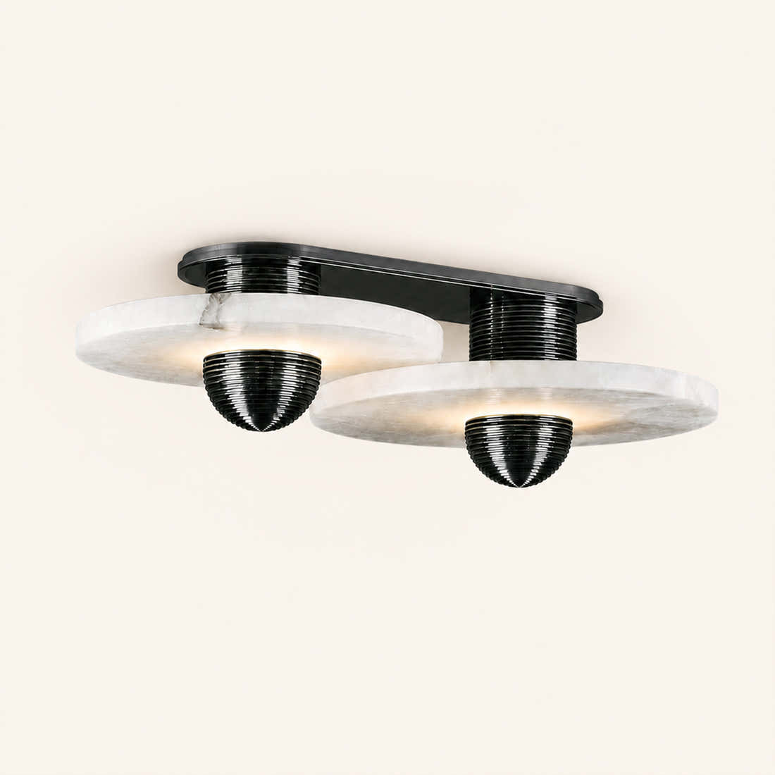 Median Alabaster Flush mount - 2 Surface
