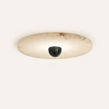 Median Alabaster Flush mount Wall Sconce