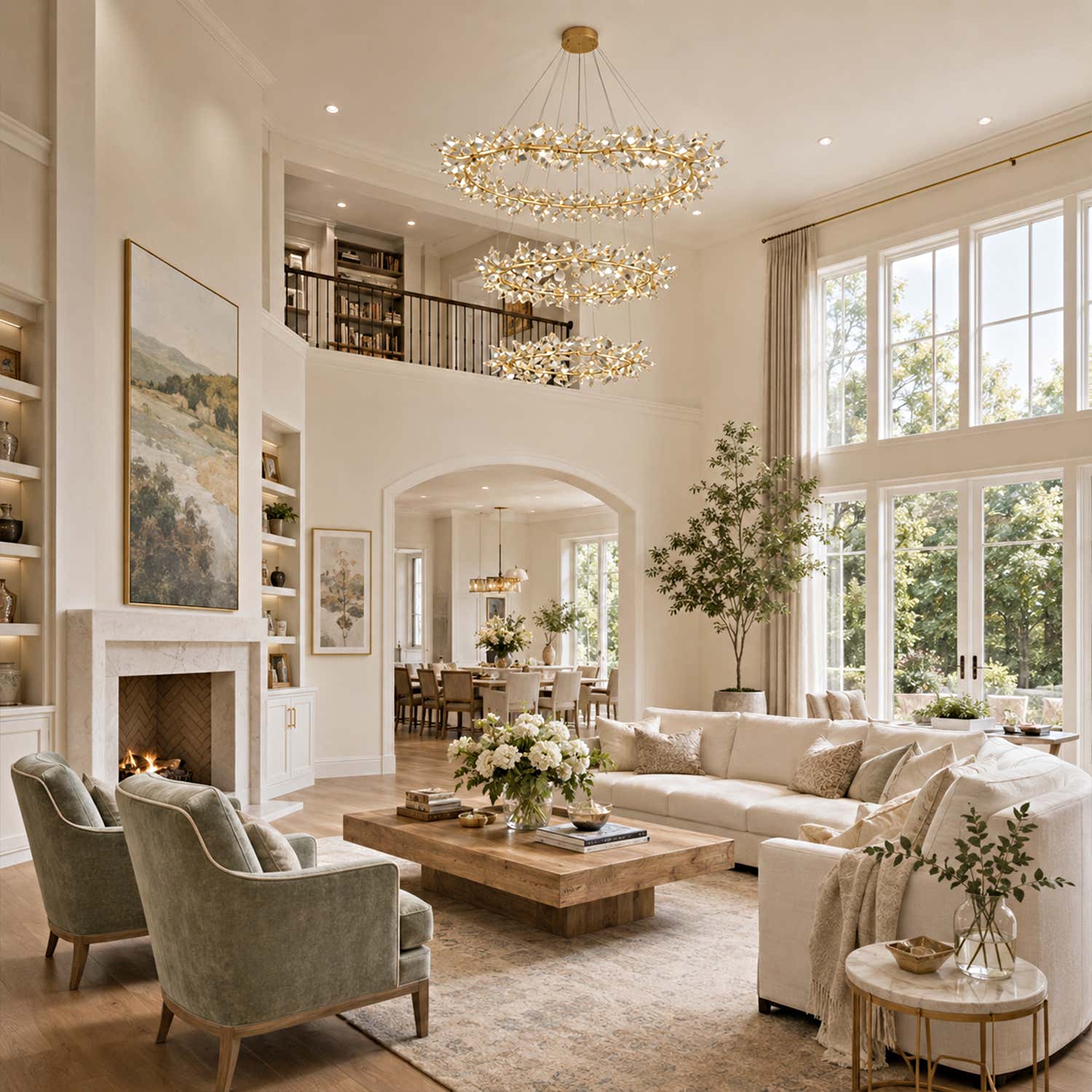 Addison  71" Crystal Chandelier