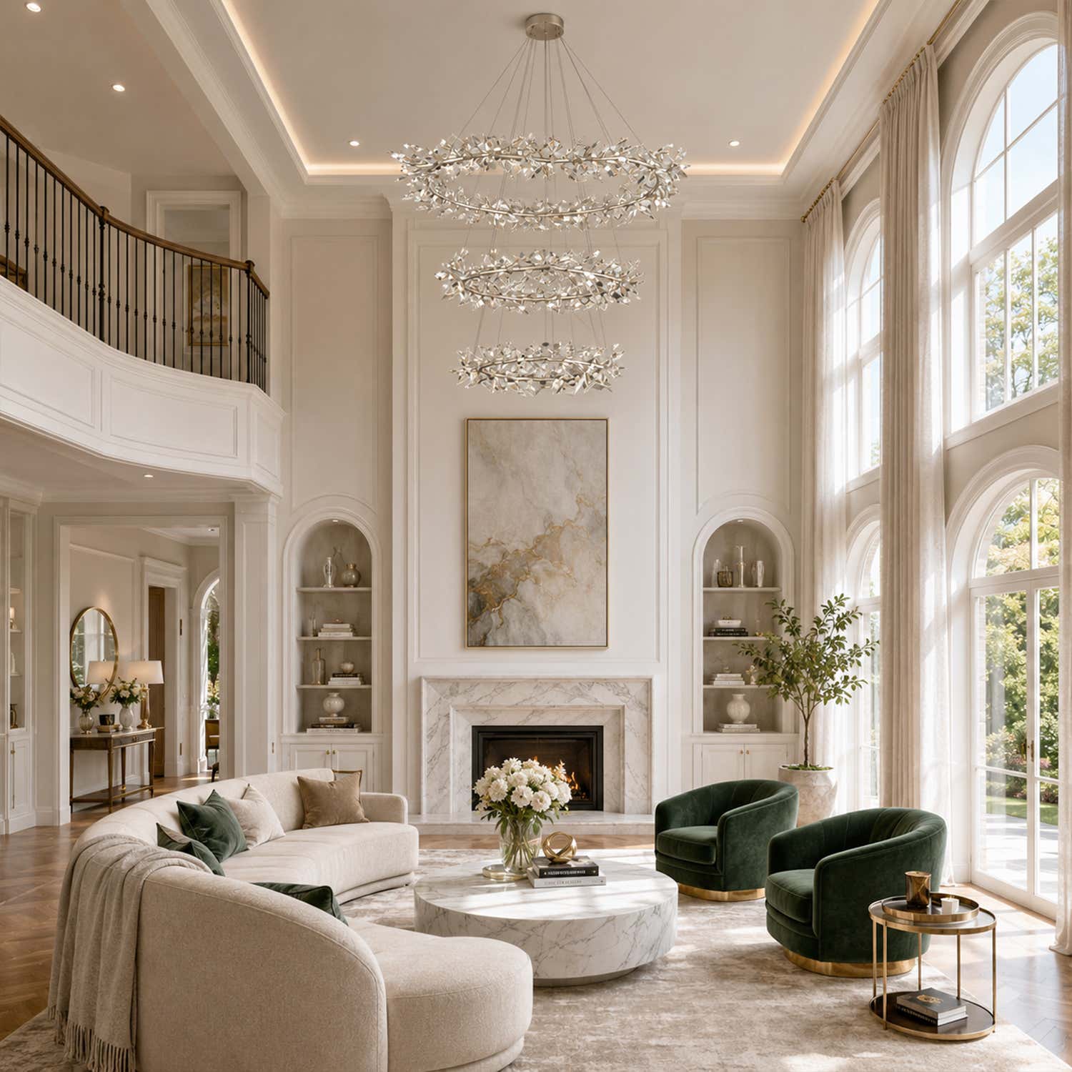 Addison  71" Crystal Chandelier