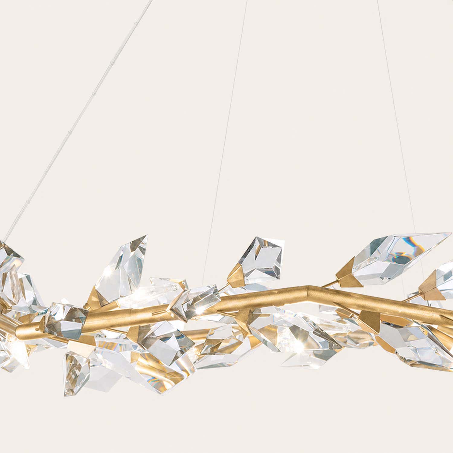 Addison 55"  Round Crystal Chandelier
