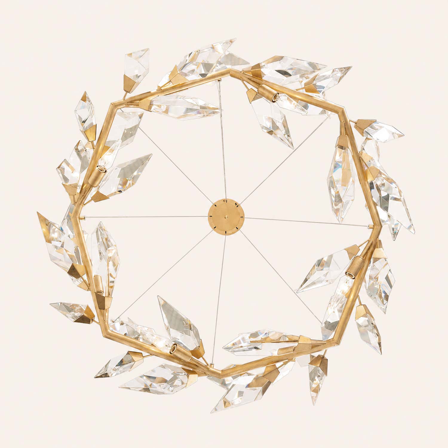Addison 55"  Round Crystal Chandelier