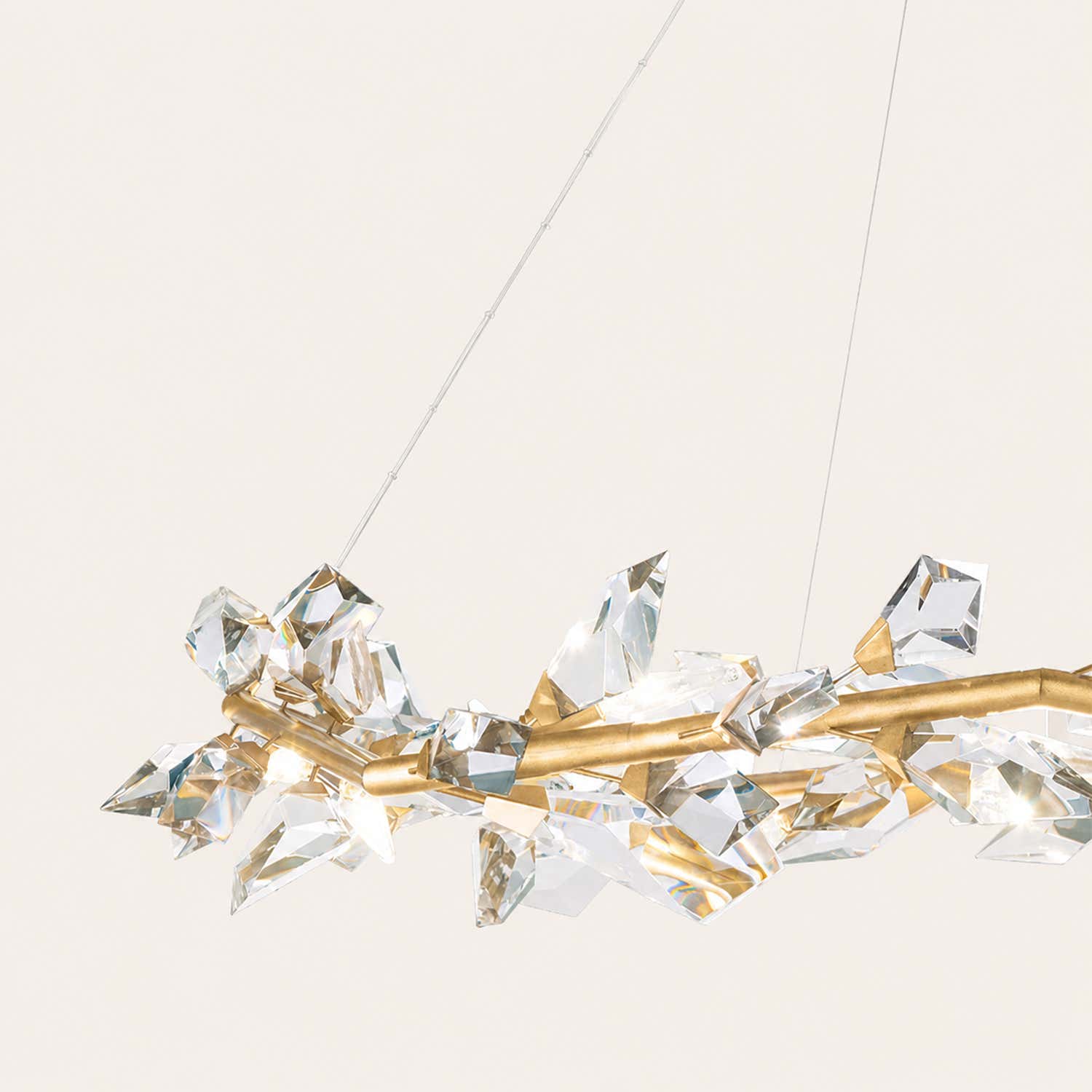 Addison 55"  Round Crystal Chandelier