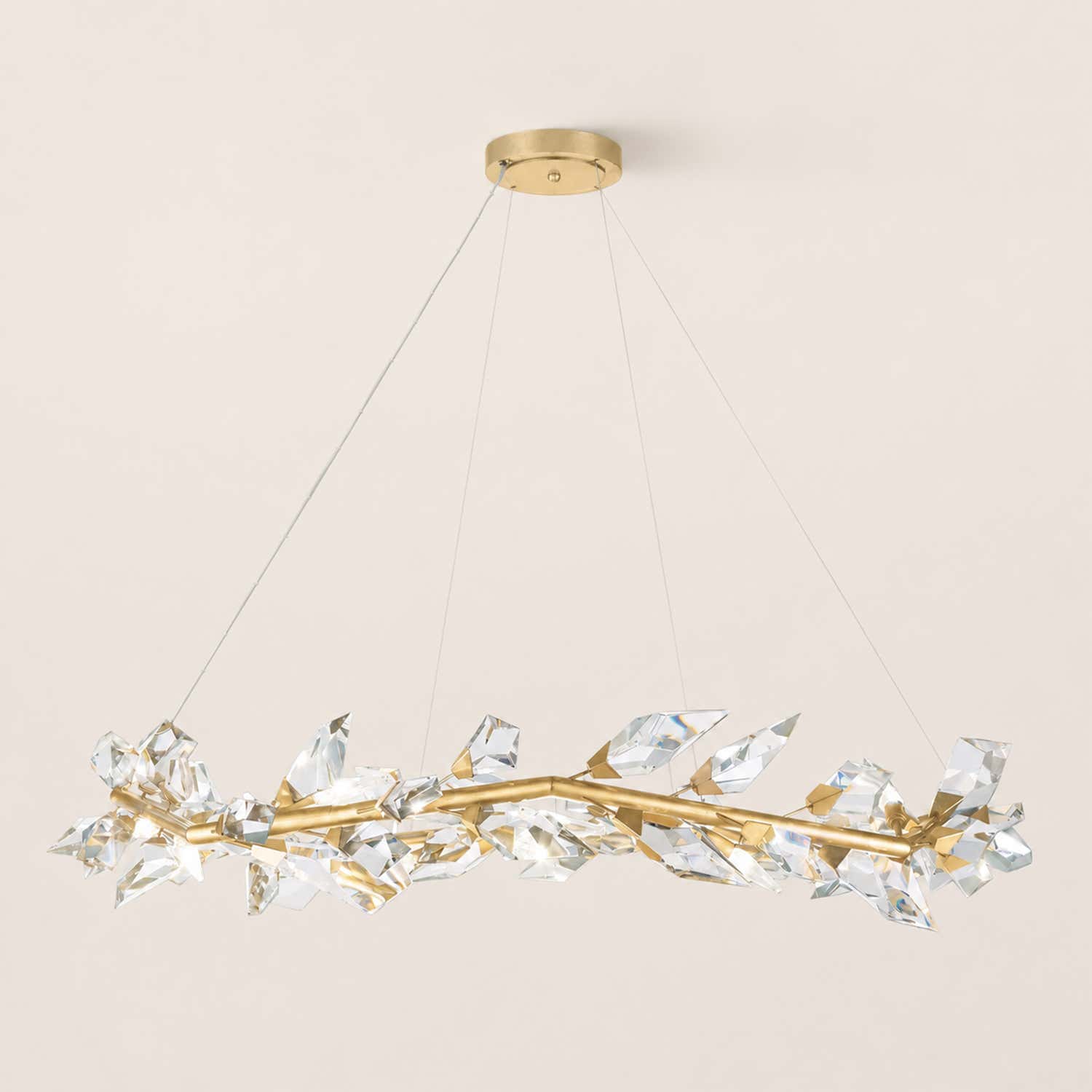 Addison 55"  Round Crystal Chandelier